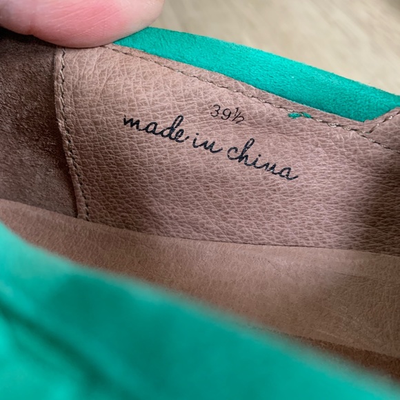 JOIE Women Huxley Tropical Green Croc Print Leather Slip On Loafers Shoes - Picture 7 of 9